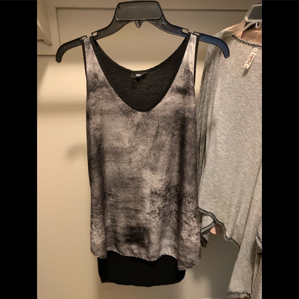 Medium Black and grey Mossimo tank top